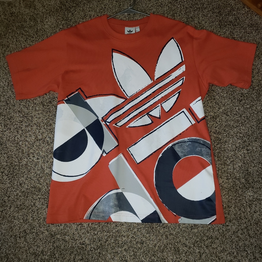 Adidas Mens Orange Shirt